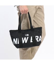 NEW ERA(ニューエラ)/【正規取扱店】 ニューエラ バッグ NEW ERA トートバッグ ファスナー付き PRINT LOGO TOTE BAG MINI プリントロゴ ミニトート 6/ブラック