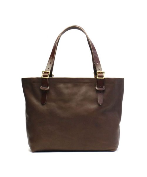 SLOW(スロウ)/スロウ トートバッグ SLOW rubono ルボーノ tote bag L size 本革 ファスナー付き A4 B4 大きめ 栃木レザー 300S11503/ダークブラウン