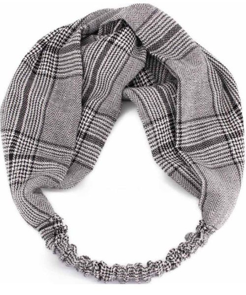 セール チェックヘアバンド レディース 小物 ヘアアクセサリー 幅広 雑貨 ヘアターバン 髪飾り ミニミニストア Miniministore Magaseek