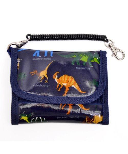通園 通学 キッズウォレット 財布 発見 探検 恐竜大陸 ネイビー カラフルキャンディスタイル Colorful Candy Style Magaseek