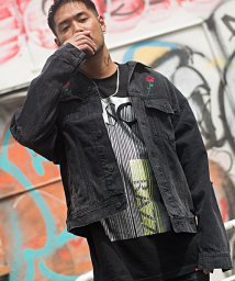 razz(ラズ)/RAZZIS【ラズ】Rose Denim Jacket（デニムジャケット）/ブラック