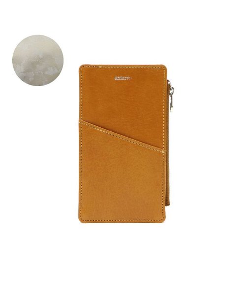 aniary(アニアリ)/アニアリ aniary マルチケース S Antique Leather アンティークレザー スマホポーチ スマホ ミニ財布 01－08002/キャメル