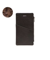 aniary(アニアリ)/アニアリ aniary マルチケース S Antique Leather アンティークレザー スマホポーチ スマホ ミニ財布 01－08002/ダークブラウン