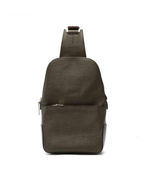 aniary(アニアリ)/アニアリ aniary ボディバッグ ウェーブレザー Body Bag Wave Leather レザー 本革 16－07000/オリーブ