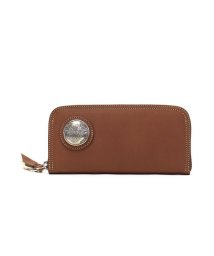 REDMOON(レッドムーン)/レッドムーン 財布 REDMOON 長財布 ROUND CONCHO WALLET ラウンドコンチョウォレット ラウンドファスナー レザー LP2000－RMA/ダークブラウン