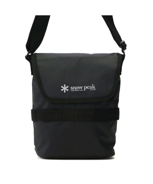 snow peak(スノーピーク)/スノーピーク バッグ snow peak ショルダー Mini Shoulder Bag ショルダーバッグ アウトドア ミニショルダー UG－737/ブラック