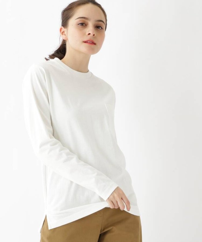 BASE STATION 長袖 Tシャツ クルーネック WEB限定