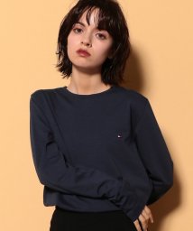 TOMMY HILFIGER(トミーヒルフィガー)/ベーシック ロングスリーブ Tシャツ/ネイビー