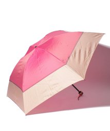 LANVIN Collection(umbrella)(ランバンコレクション（傘）)/LANVIN COLLECTION 婦人 ミニ傘 ツイル 先染/ピンク