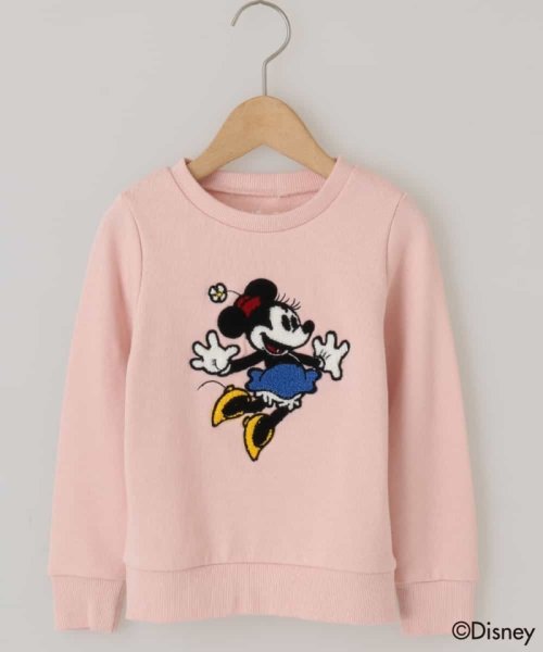 a.v.v(KID'S)(アー・ヴェ・ヴェキッズ)/[100－130]DISNEY(ディズニー)/サガラモチーフトレーナー[WEB限定サイズ]/ピンク