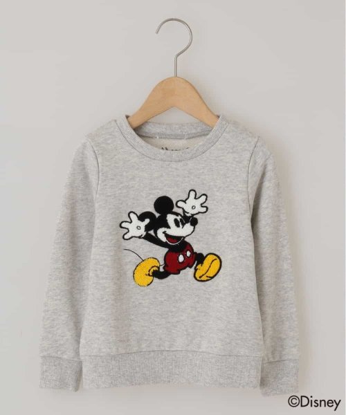 a.v.v(KID'S)(アー・ヴェ・ヴェキッズ)/[100－130]DISNEY(ディズニー)/サガラモチーフトレーナー[WEB限定サイズ]/ライトグレー