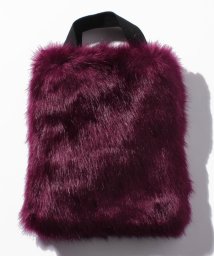 INTERPLANET　WINGS(インタープラネット　ウィング)/FUR ECO TOTE/ワイン