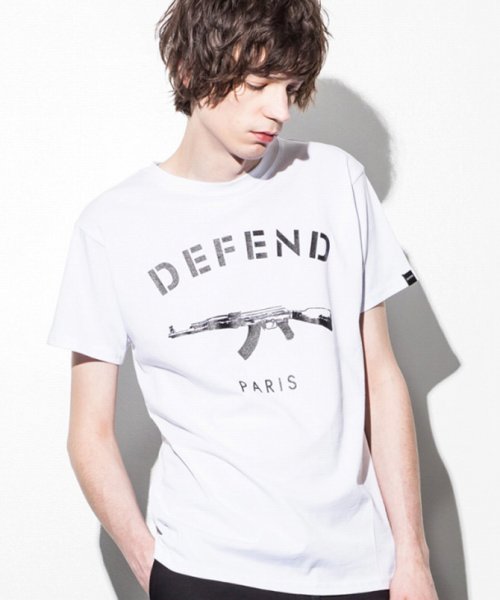 DEFEND PARIS(DEFEND　PARIS)/DEFEND PARIS(ディフェンド パリス) PARIS TEE Tシャツ/ホワイト