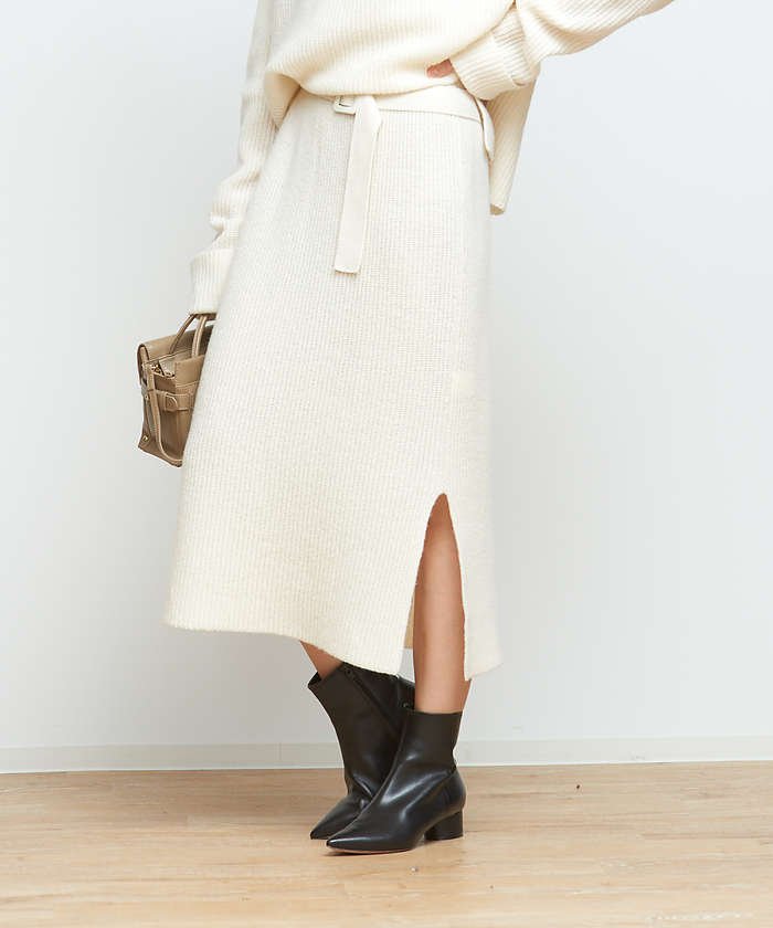 Rouge vif la cle 畔ニットセットアップタイトスカート