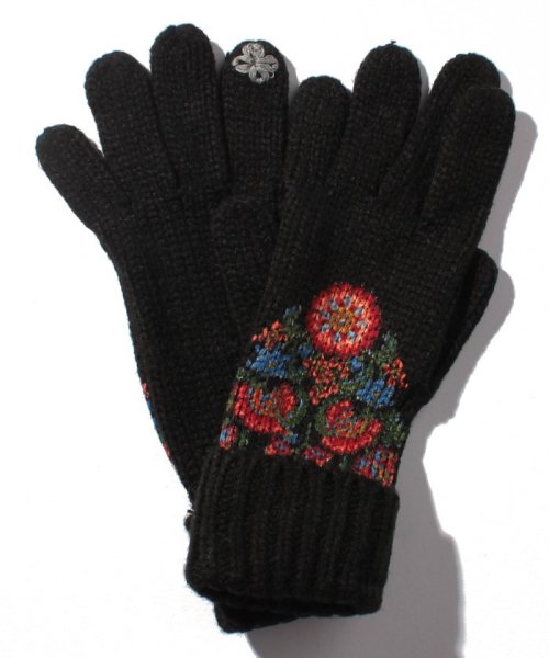 Desigual(デシグアル)/ACCESSORIES FABRIC GLOVES/ブラック系