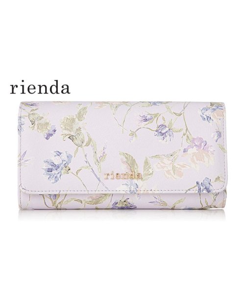 rienda(BAG)(リエンダ（バッグ）)/【rienda】【rienda】OLD ROSE FLOWER PRINT FLAP WALLET/PI