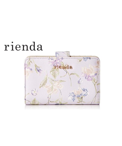 rienda(BAG)(リエンダ（バッグ）)/【rienda】【rienda】OLD ROSE FLOWER PRINT MINI ROUND WALLET/PI