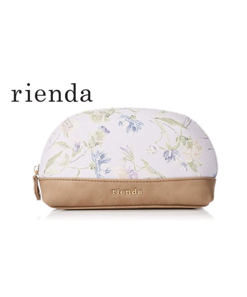 rienda(BAG)(リエンダ（バッグ）)/【rienda】【rienda】OLD ROSE FLOWER PRINT POUCH/PI