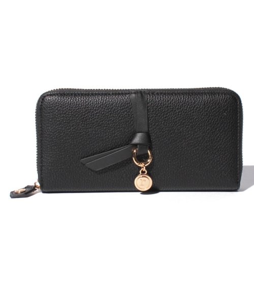 rienda(BAG)(リエンダ（バッグ）)/【rienda】【rienda】BASIC SHRINK CHARM ROUND WALLET/BK