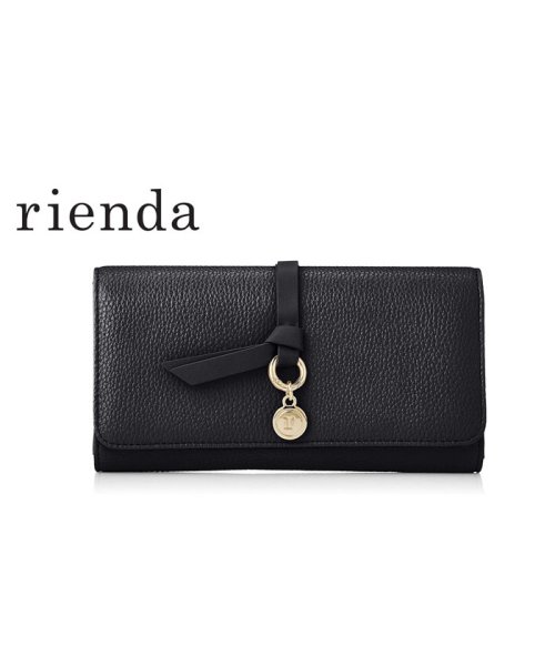 rienda(BAG)(リエンダ（バッグ）)/【rienda】【rienda】BASIC SHRINK CHARM FLAP WALLET/BK