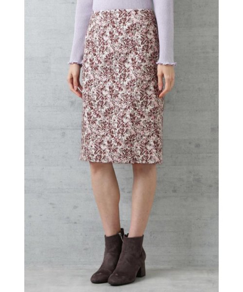 フラワージャガードスカート(501370165) | ナチュラルビューティー  