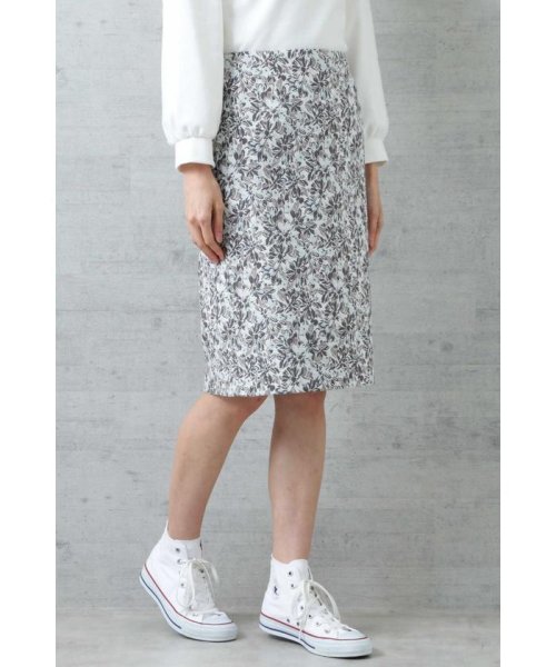 フラワージャガードスカート(501370165) | ナチュラルビューティー  