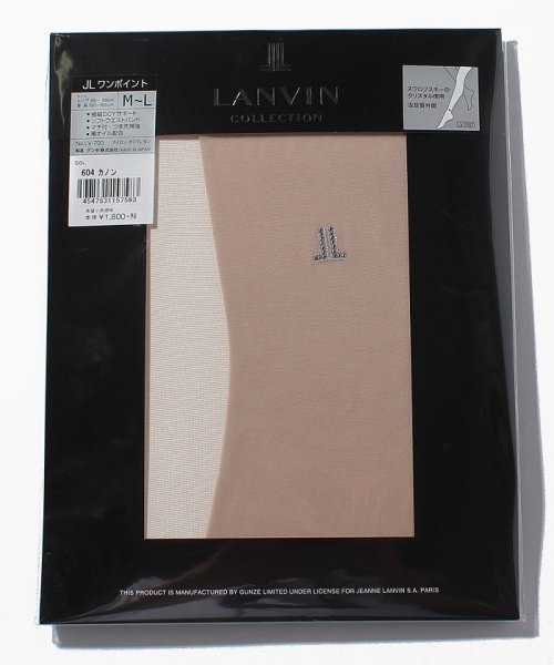 LANVIN Collection（Socks）(ランバンコレクション（ソックス）)/パンティストッキング(ワンポイント柄)/カノン