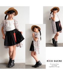 RiCO SUCRE(リコ シュクレ)/チャーム付きプリーツスカパン/ブラック