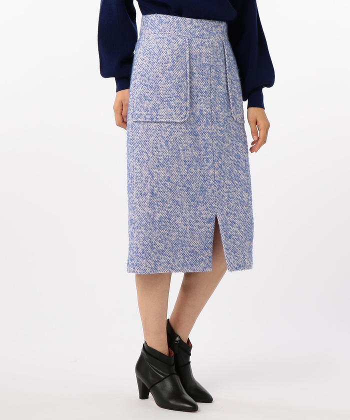 セール ループヘリンボンツイードタイトスカート ノーリーズ Nolley S Magaseek