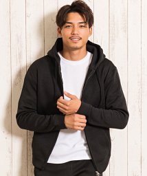 VICCI(ビッチ)/VICCI【ビッチ】 メンズ 裏起毛スウェットセットアップ(ジップアップ パーカー×リブ パンツ)/ブラック