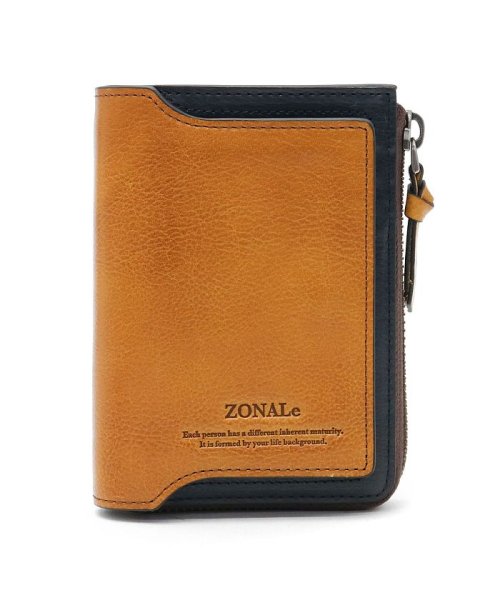 ゾナール 二つ折り財布 Zonale Orlo オルロ Box型小銭入れ 革 本革 L字icカード ゾナール Zonale Magaseek