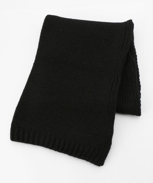 GLOSTER(GLOSTER)/【TWEED MILL/ツイードミル】knit Scarf/ブラック