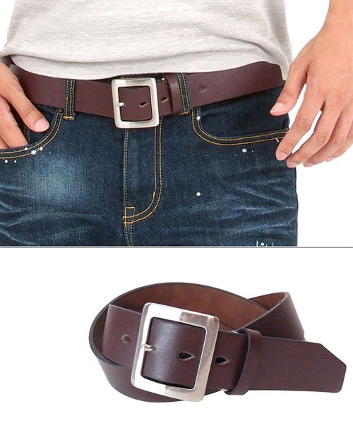 スクエアバックルギャリソンベルト トップイズム Topism Magaseek