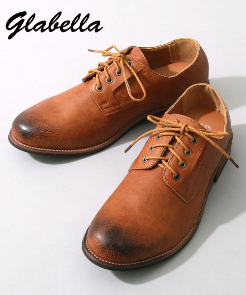 glabella(グラベラ)/glabella グラベラ 定番モデル アンティーク バブーシュ オックスフォードシューズ メンズシューズ カジュアルシューズ かかとが踏める スリッポン 大人/キャメル