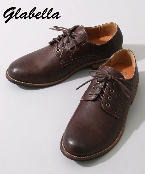 glabella(グラベラ)/glabella グラベラ 定番モデル アンティーク バブーシュ オックスフォードシューズ メンズシューズ カジュアルシューズ かかとが踏める スリッポン 大人/ダークブラウン