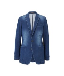 MAC HOUSE(men)(マックハウス（メンズ）)/Navy PREMIUM ニットデニムジャケット DS185－MJ014/HS-2