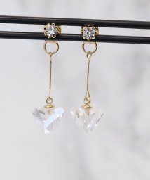 ninon(ニノン)/カットビジューバックキャッチ ジルコニアピアス/その他