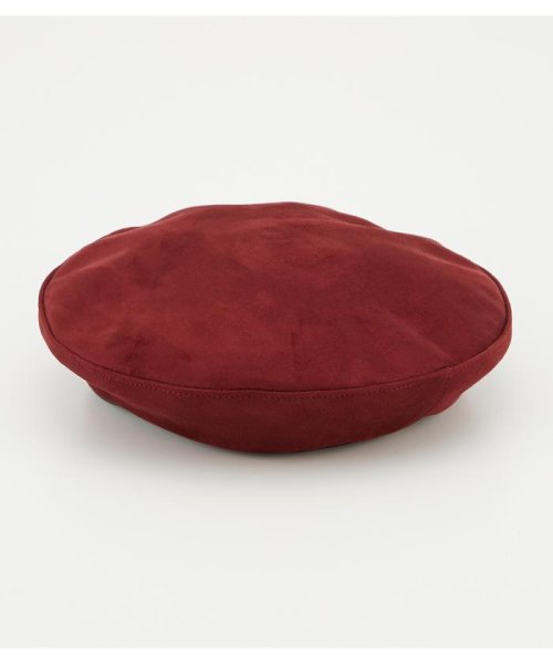 SLY(スライ)/FAUX SUEDE BERET/D/RED3