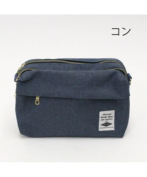 CRB(シーアールビー)/スマホタッチ可能ポケット付き! マルチスクエアショルダーBAG/カジュアル/バッグ/ショルダー/定番/レディース/キャンバス/シンプル/春夏/秋冬/クロ/グレー/ネイビー