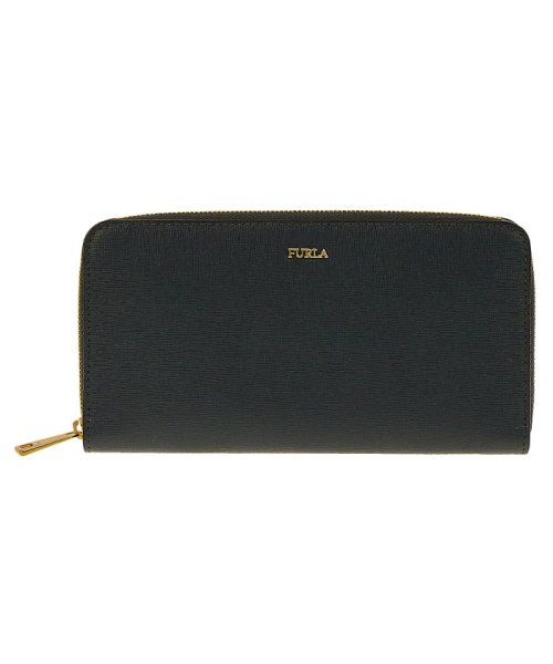 FURLA(フルラ)/フルラ バビロン 長財布 ラウンドファスナー/ダークグレー