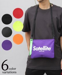 AMS SELECT(エーエムエスセレクト)/【Satellite/サテライト】BASIC SACOCHE/ベーシックサコッシュ/サコッシュ/ミニショルダー/クリアバッグ/パープル