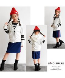 RiCO SUCRE(リコ シュクレ)/メッシュ切替パーカー/オフホワイト