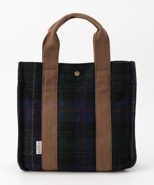 FREDY&GLOSTER(フレディアンドグロスター)/【Harris Tweed/ハリスツィード】ソリッドトートバッグ/ブラック・グレー系1