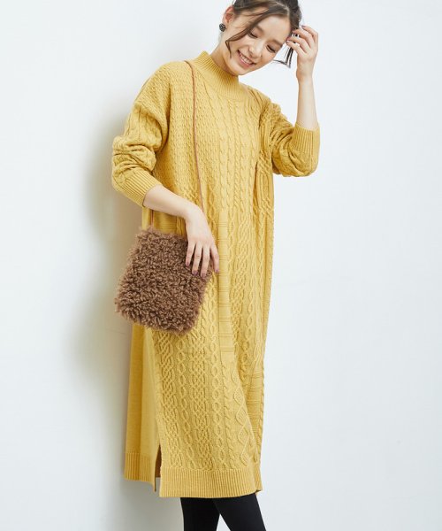 セール ケーブルニットワンピース ロペピクニック Rope Picnic Magaseek