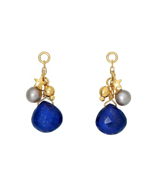 Palette】K18ラピスラズリ星ショートチャーム(YG)(501407746) | テイク