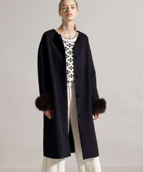 グレースクラス フォックスファー コート ファーフードコート / GRACE  