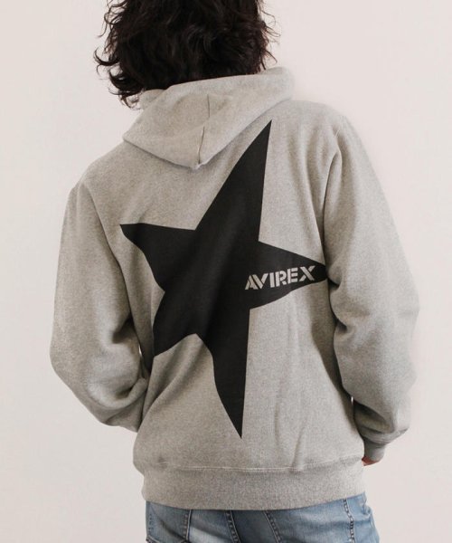 AVIREX(AVIREX)/【WEB＆DEPOT限定】ビッグスター プルパーカー/BIG STAR PULL PARKA/AVIREX/アヴィレックス/OXFORD