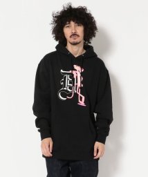 LHP(エルエイチピー)/Dankeschon×PinkPanther/ダンケシェーン×ピンクパンサー/LHP別注LOGO HOODIE/BLACK