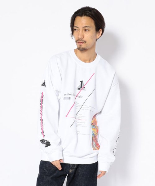 LHP(エルエイチピー)/A4A/エーフォーエー/LITE SWEAT SHIRTS/WHITE