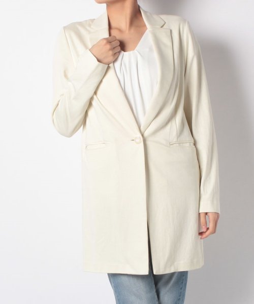 セール ポンチ素材チェスターコート 501412617 エイミーパール